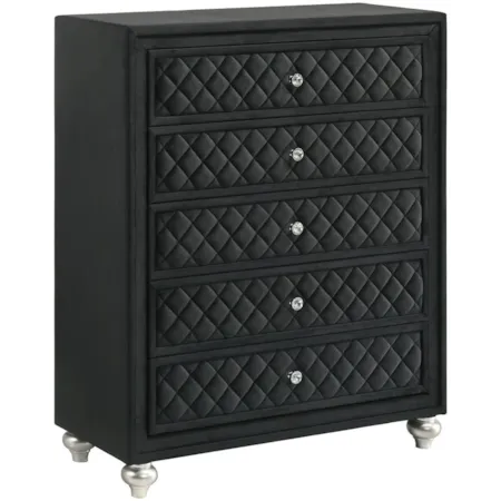 KINGS CROWN BLACK CHEST |