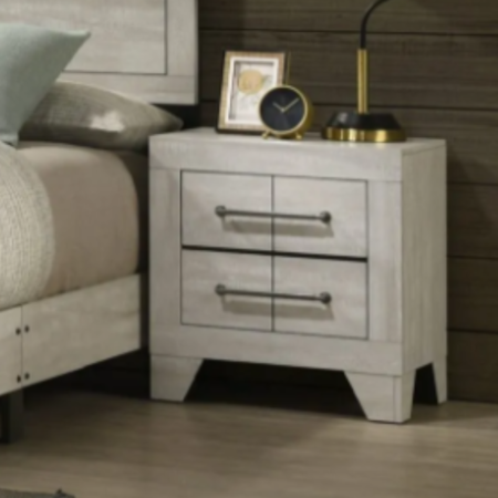 BANDIT WHITE NIGHTSTAND |