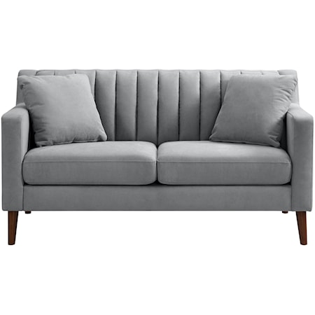 LAMBO GREY LOVESEAT |