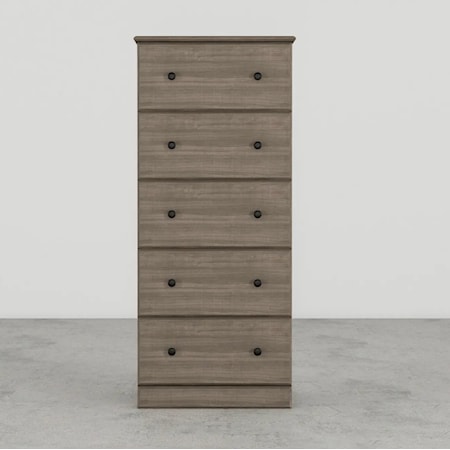 STORM GREY 32" 5 DRAWER CHEST |