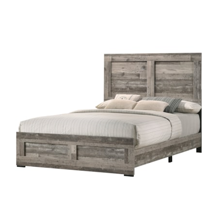 NATURAL GREY 4 PC QUEEN BEDROOM |