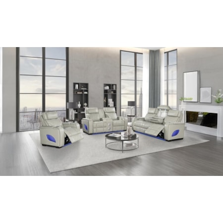 MEGATRON GREY DOUBLE POWER SOFA, | AND LOVES