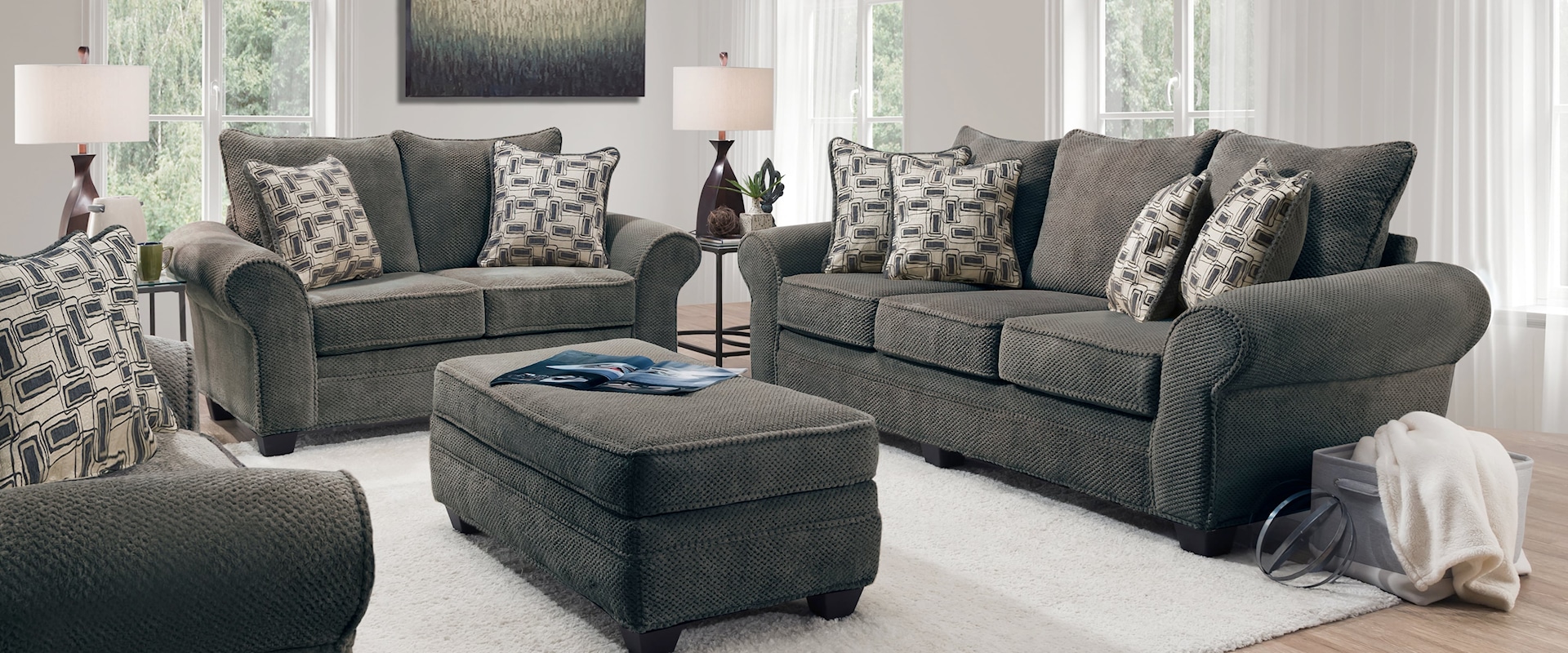 TRINIDAD GRANITE SOFA & LOVESEAT |