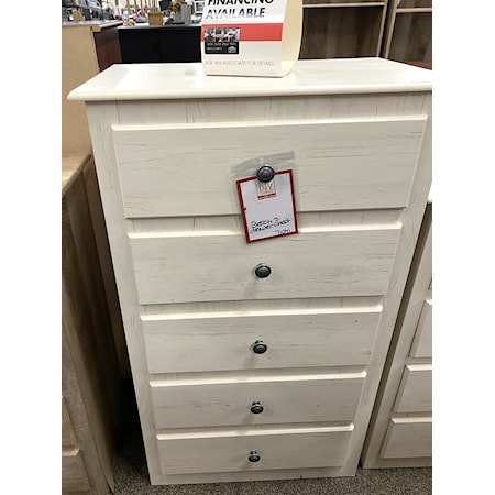 BEACH 5 DRAWER CHEST |