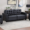 Furniture World Distributors World WORLD BLACK SOFA & LOVESEAT |