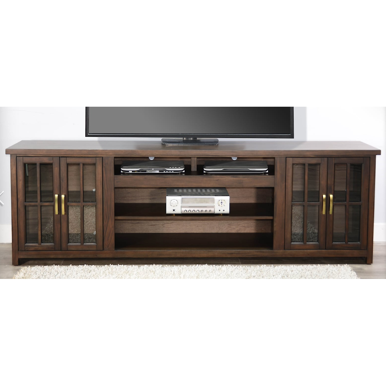 Sunny Designs Montauk MONTAUK BROWN MEDIA CONSOLE |