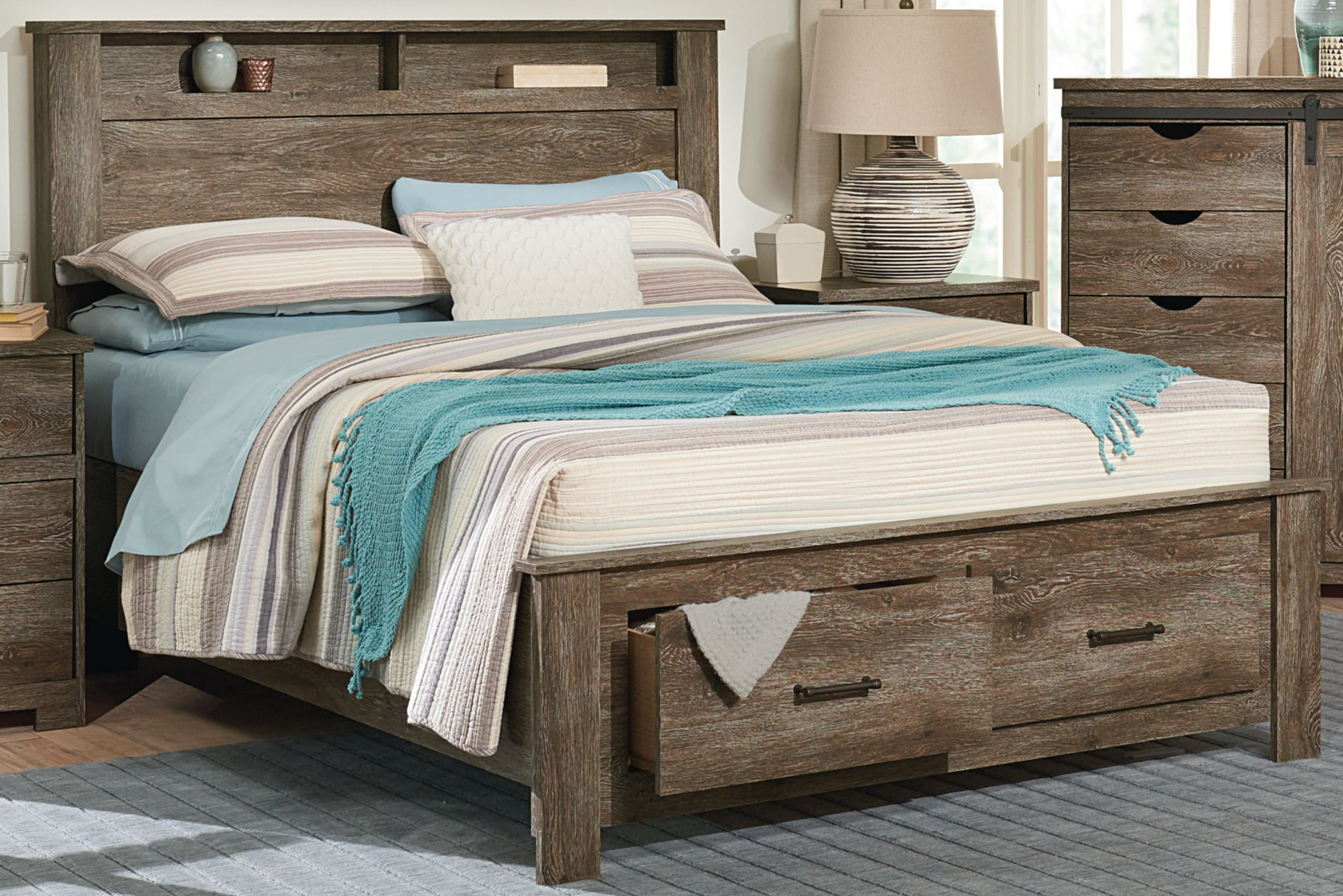 Clover 283423 CLOVER 4 PC QUEEN BEDROOM SET 7 Day Furniture