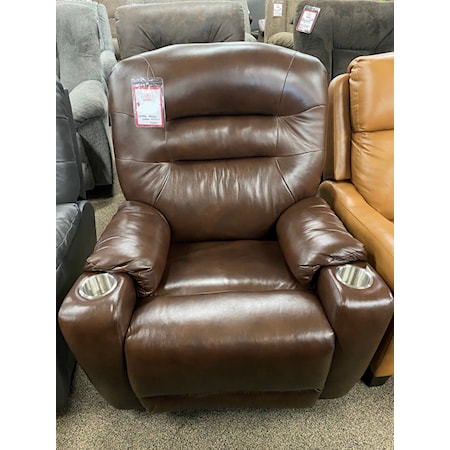 CUP HOLDER PALAZZO LEATHER RECLINER |