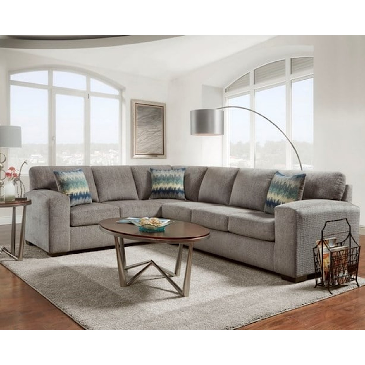 Affordable Furniture Silver City SILVER CITY 2 PC SECTIONAL |