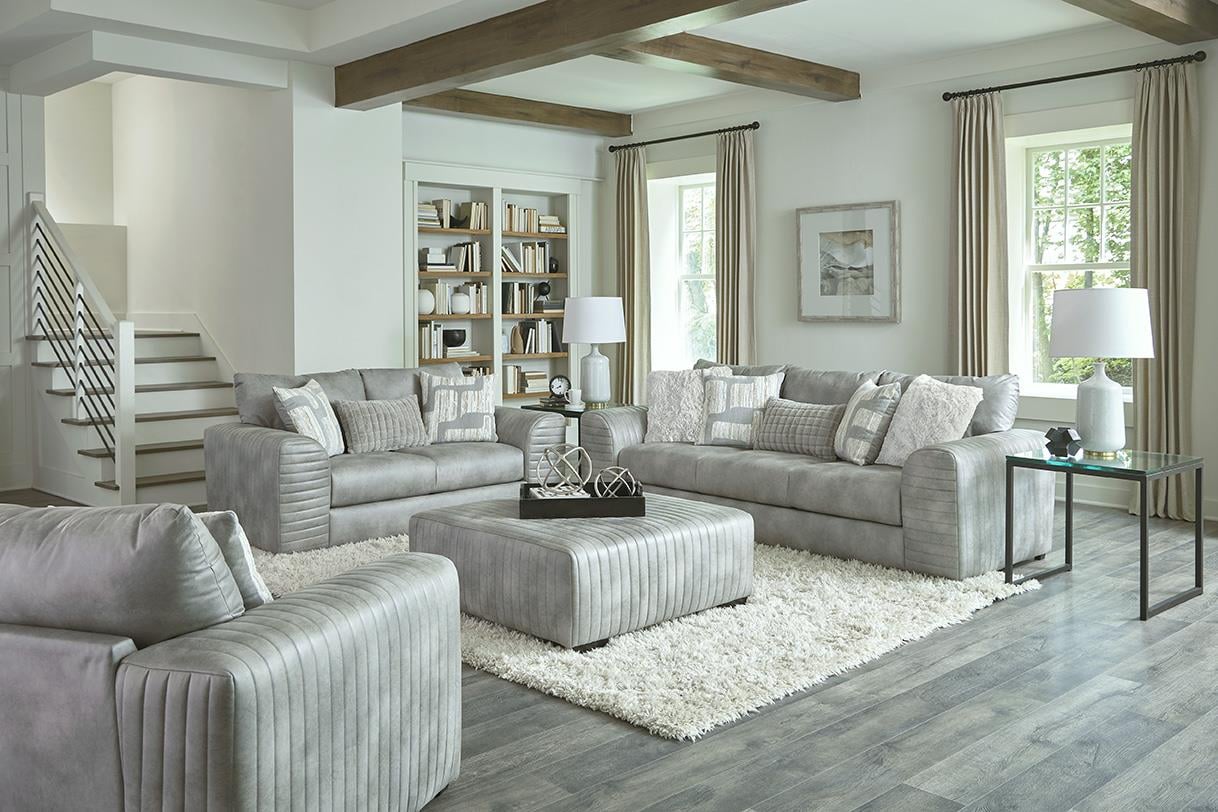 Yosemite 90440 YOSEMITE SMOKE GREY SOFA AND LOVESEAT 7 Day