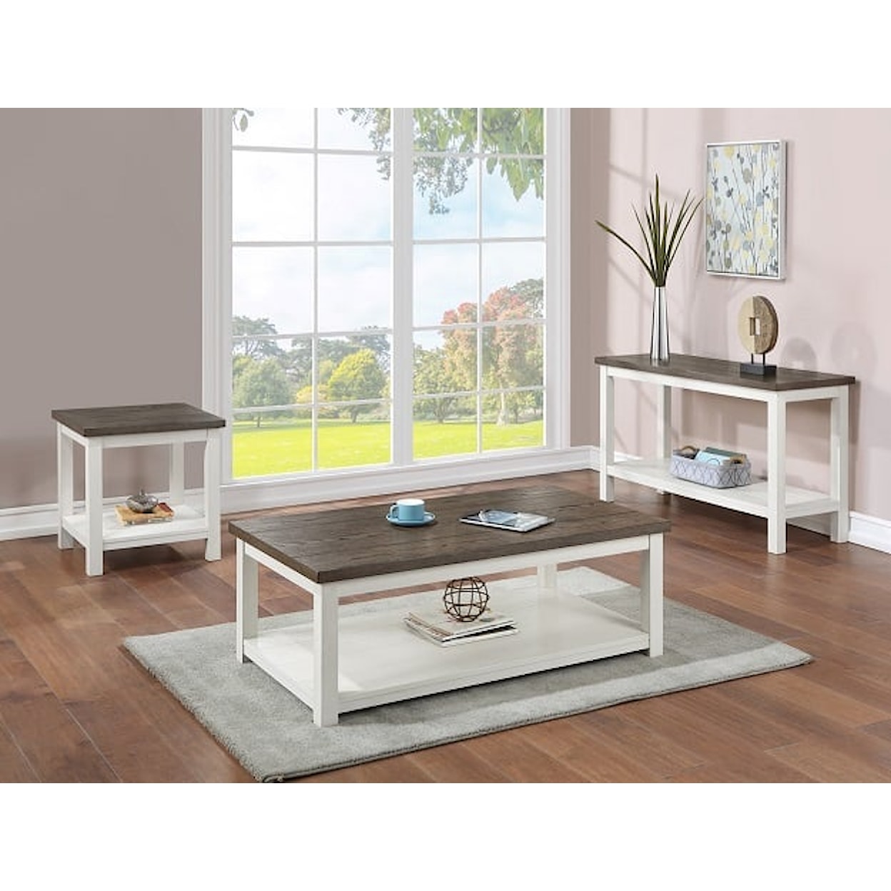 Crown Mark Lakota LAKOTA COFFEE TABLE WITH CASTERS |