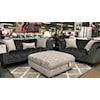 Elements International Twain TWAIN 8975 BLISS CHARCOAL SOFA |