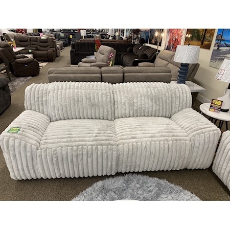 MONDO GREY DOUBLE POWER LOVESEAT |