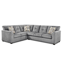 KENDALL GREY 2 PC SECTIONAL |