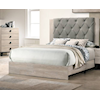 Poundex Ontario Bedroom Set ONTARIO WHITE 4PC QUEEN BEDROOM | SET