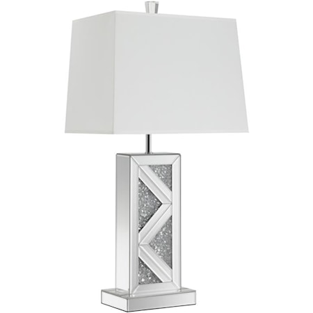 SILVER TABLE LAMP |