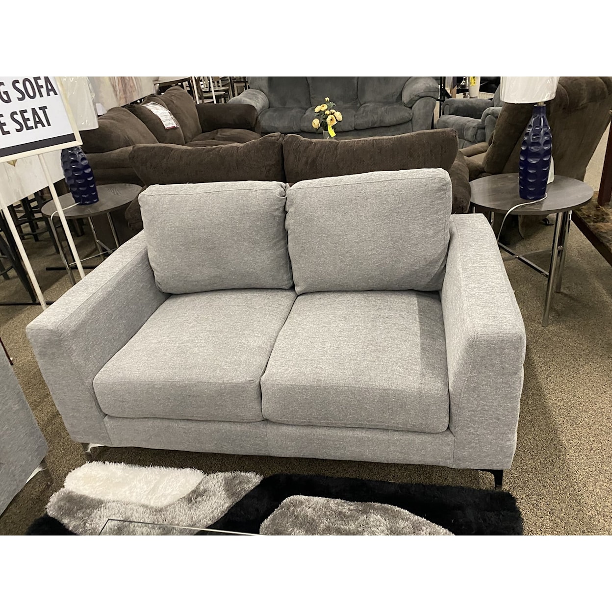 Lifestyle Stellar STELLAR LIGHT GREY SOFA & LOVESEAT |