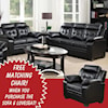 Furniture World Distributors Ronald Black RONALD BLACK SOFA & LOVESEAT |