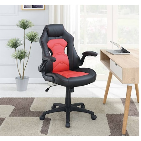 BLACK/RED CENTER OFFICE CHAIR |