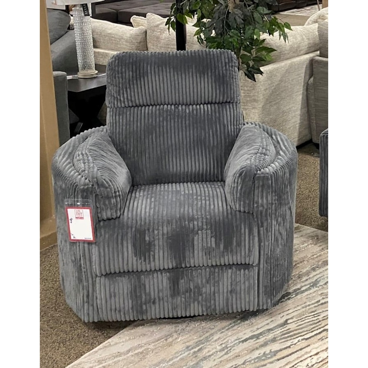 TLC Ultra Cozy ULTRA COZY GREY SWIVEL GLIDER | RECLINER