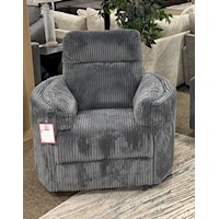 ULTRA COZY GREY SWIVEL GLIDER | RECLINER