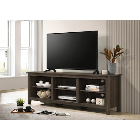 DUSTIN DARK OAK 70" ENTERTAINMENT | STAND