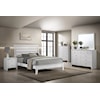 Crown Mark Evelyn EVELYN WHITE 4 PIECE QUEEN BEDROOM | SET