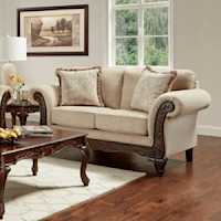 EMMA WHEAT LOVESEAT |