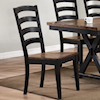 Urban Styles Oxford OXFORD BROWN AND BLACK 6 PIECE | DINING SET