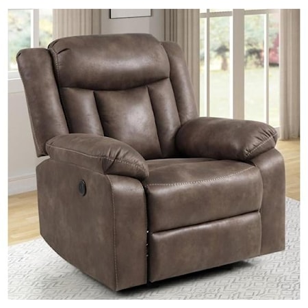 STEWART BROWN RECLINER |