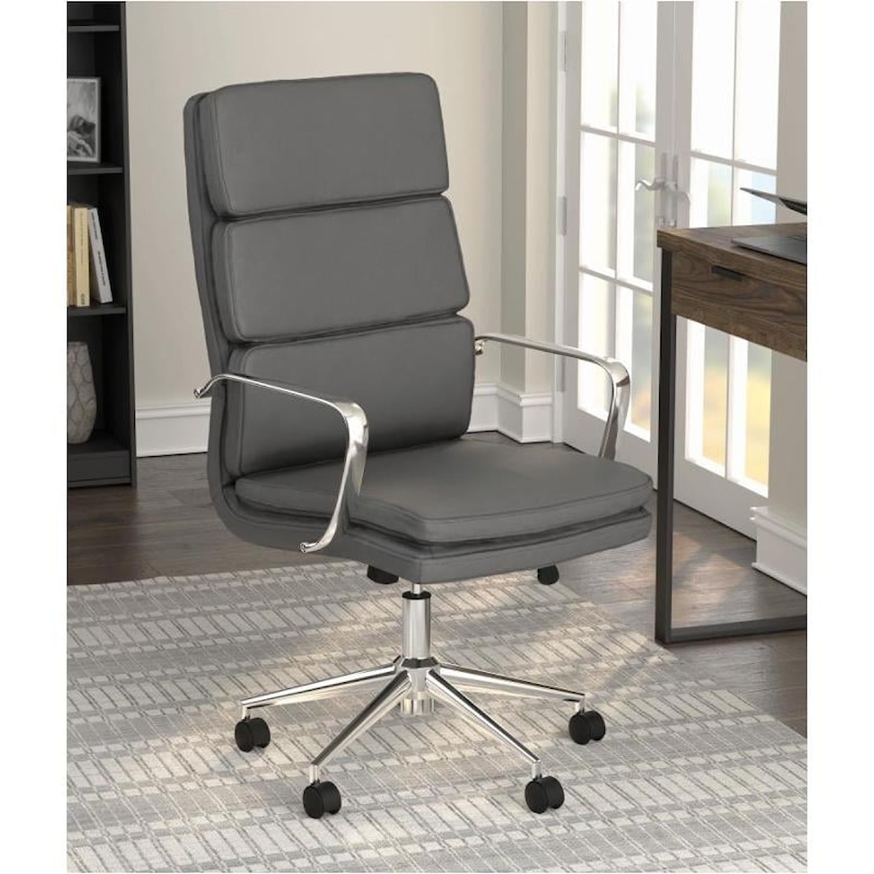Coaster Francis Office Chair FRANCIS GREY OFFICE CHAIR |