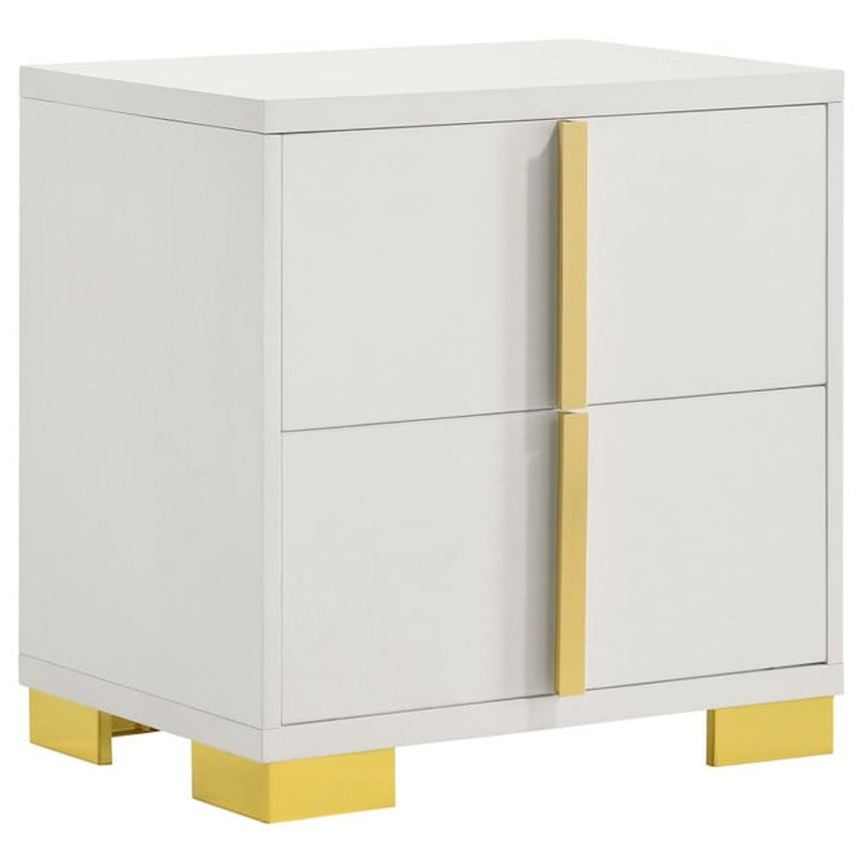 Coaster Celine CELINE WHITE NIGHTSTAND |