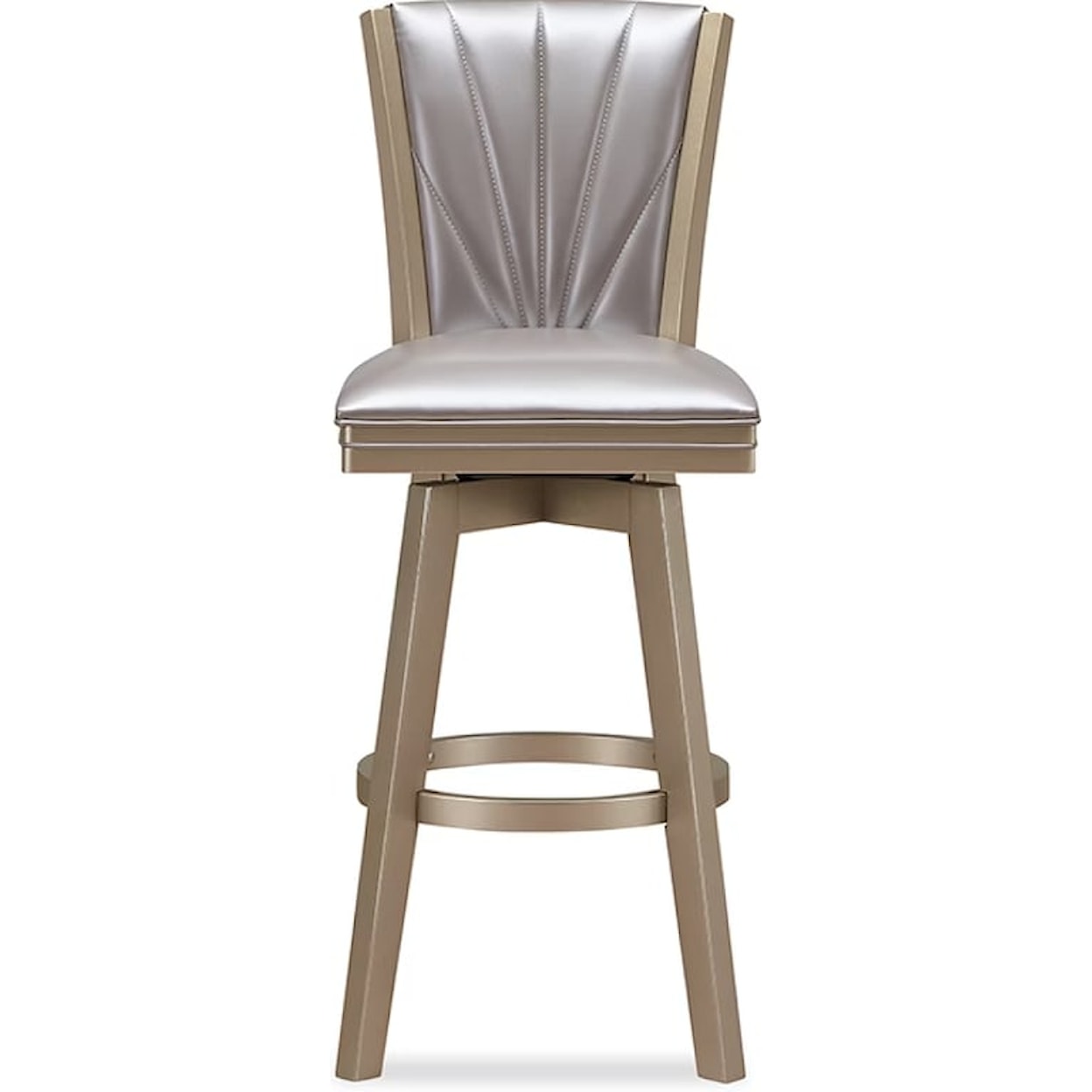 New Classic Barkley BARKLEY SILVER AND GOLD 24" | SWIVEL STOOL