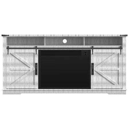 JOY LIGHT GREY 70" FIREPLACE TV | STAND