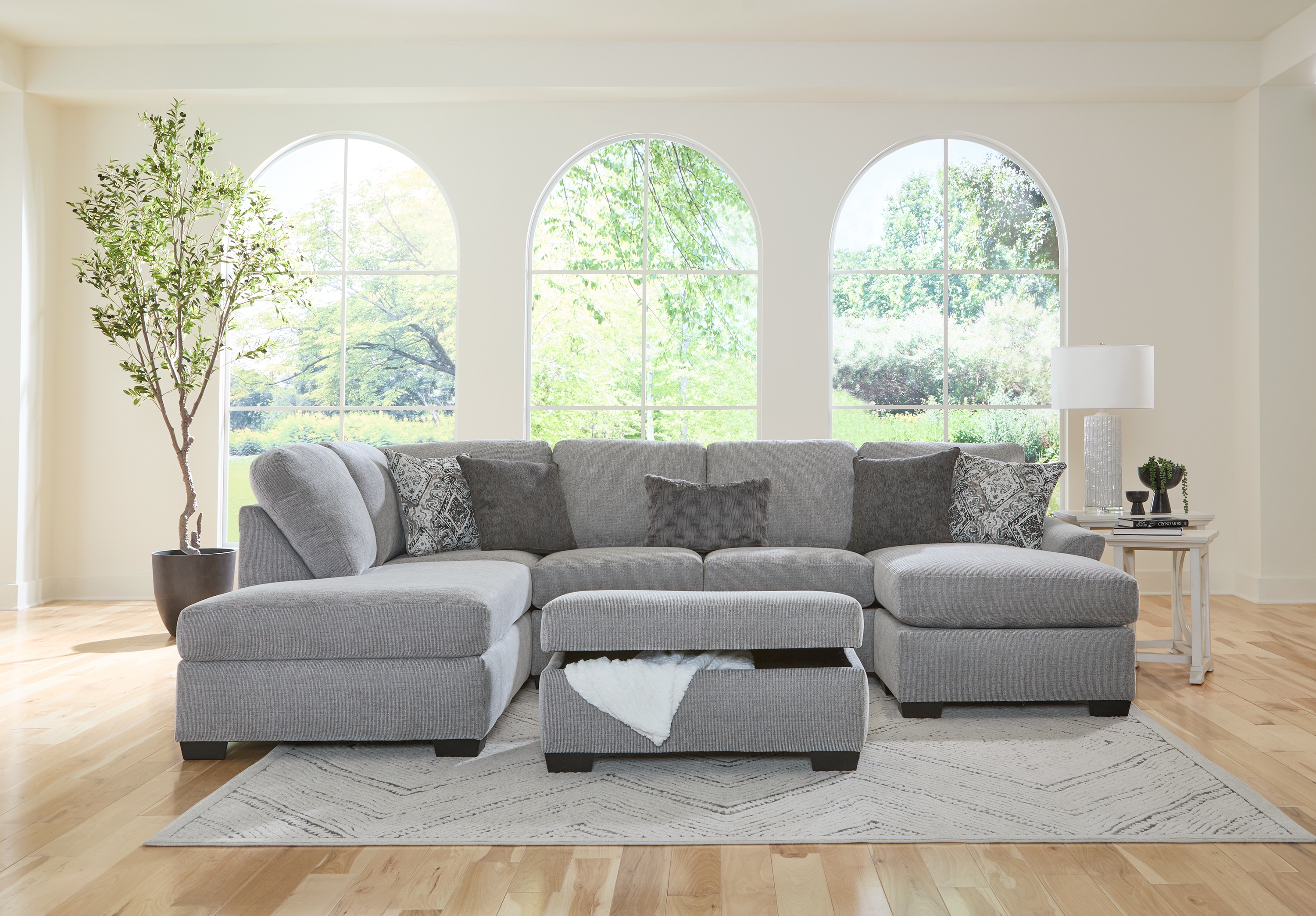 Tarzana 35636 TARZANNA GREY 2 PC SECTIONAL | | 7 Day Furniture