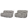 Standard Furniture Luxor Pewter LUXOR PEWTER RECLINING SOFA & | LOVESEAT