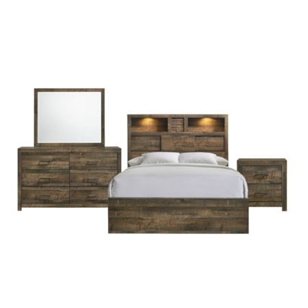 Bailey Drift Music 4 Pc Queen Bedroom Set