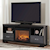 Kith Furniture Entertainment Stands KAYLYNN BLACK 2 | DRAWER 65" CONSOLE W/FIREPLACE