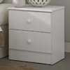 Kith Furniture Sawyer Bedroom SAWYER WHITE 4 PIECE TWIN | BEDROOM SET