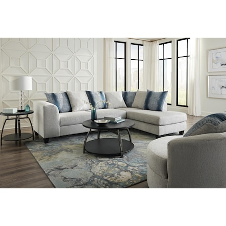 STERLING GREY 2 PCS SECTIONAL |