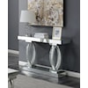 Coaster Glam SILVER BLING SOFA  TABLE |