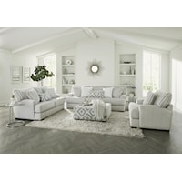 CLARISSA SILVER SOFA AND LOVESEAT |