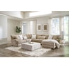 Albany Clarissa CLARISSA TOAST 3 PIECE SECTIONAL. | WITH RAF