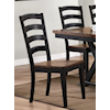 Urban Styles Oxford OXFORD BROWN AND BLACK DINING CHAIR |