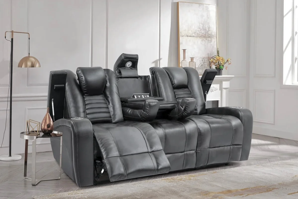 Transformer 99403 GREY MANUAL TRANSFORMER RECLINING. SOFA WITH DROP