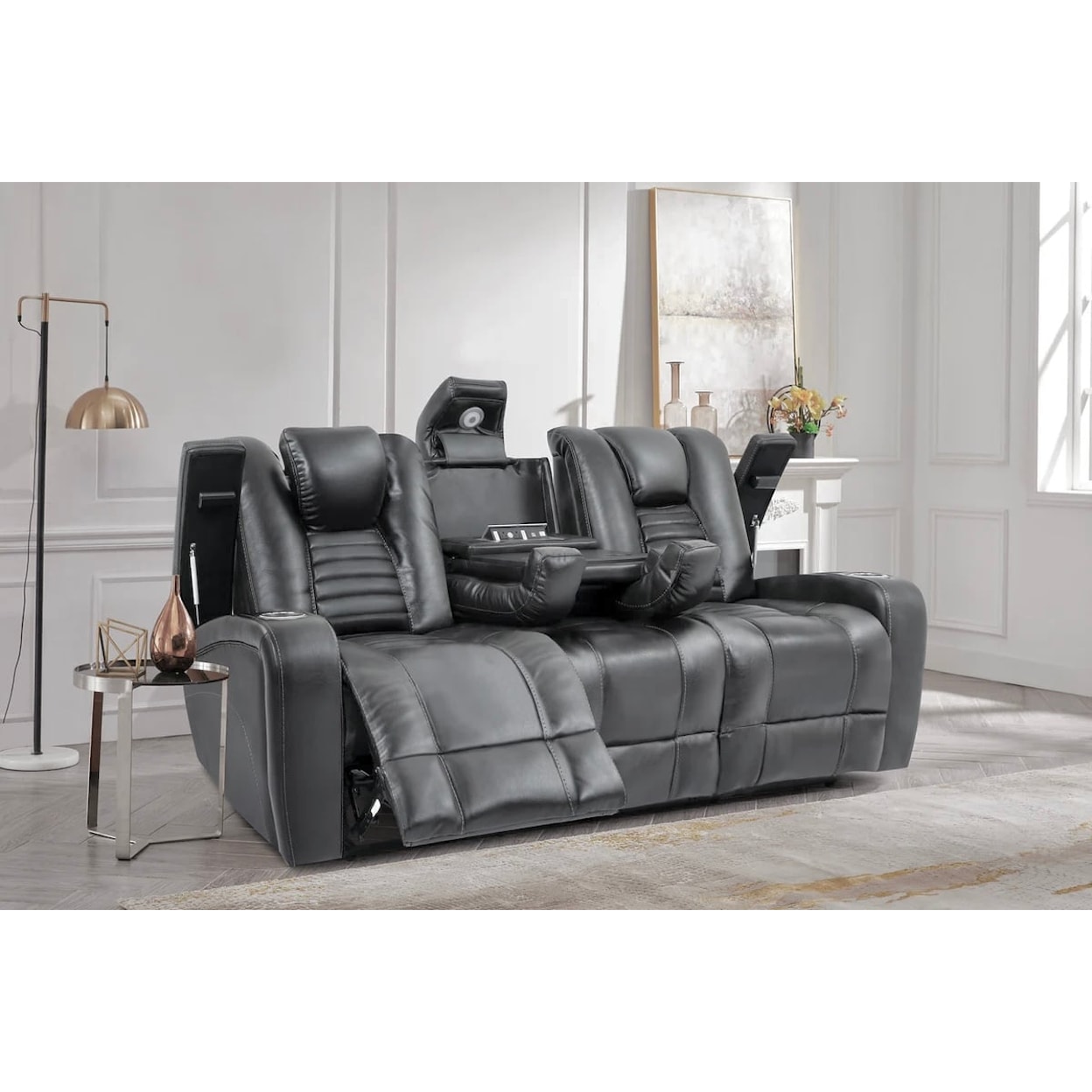 Cheers Transformer GREY MANUAL TRANSFORMER SOFA AND | LOVESEAT