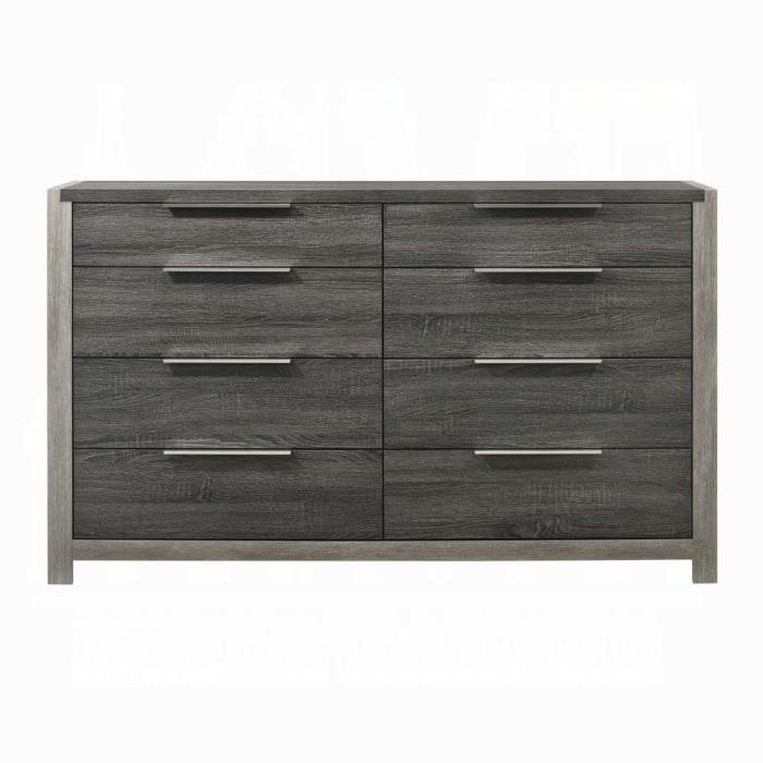 Two tone gray dresser discount