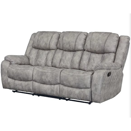 LUXOR PEWTER RECLINING SOFA |