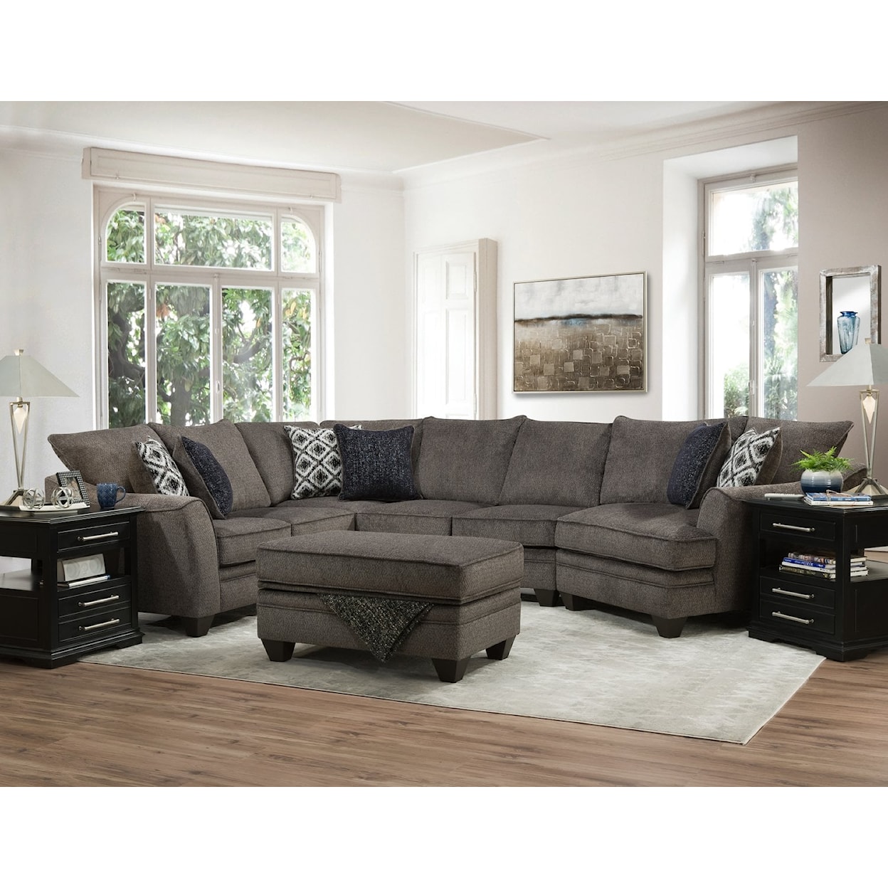 Peak Living Dusk Concrete NELSON CUDDLER SECTIONAL |