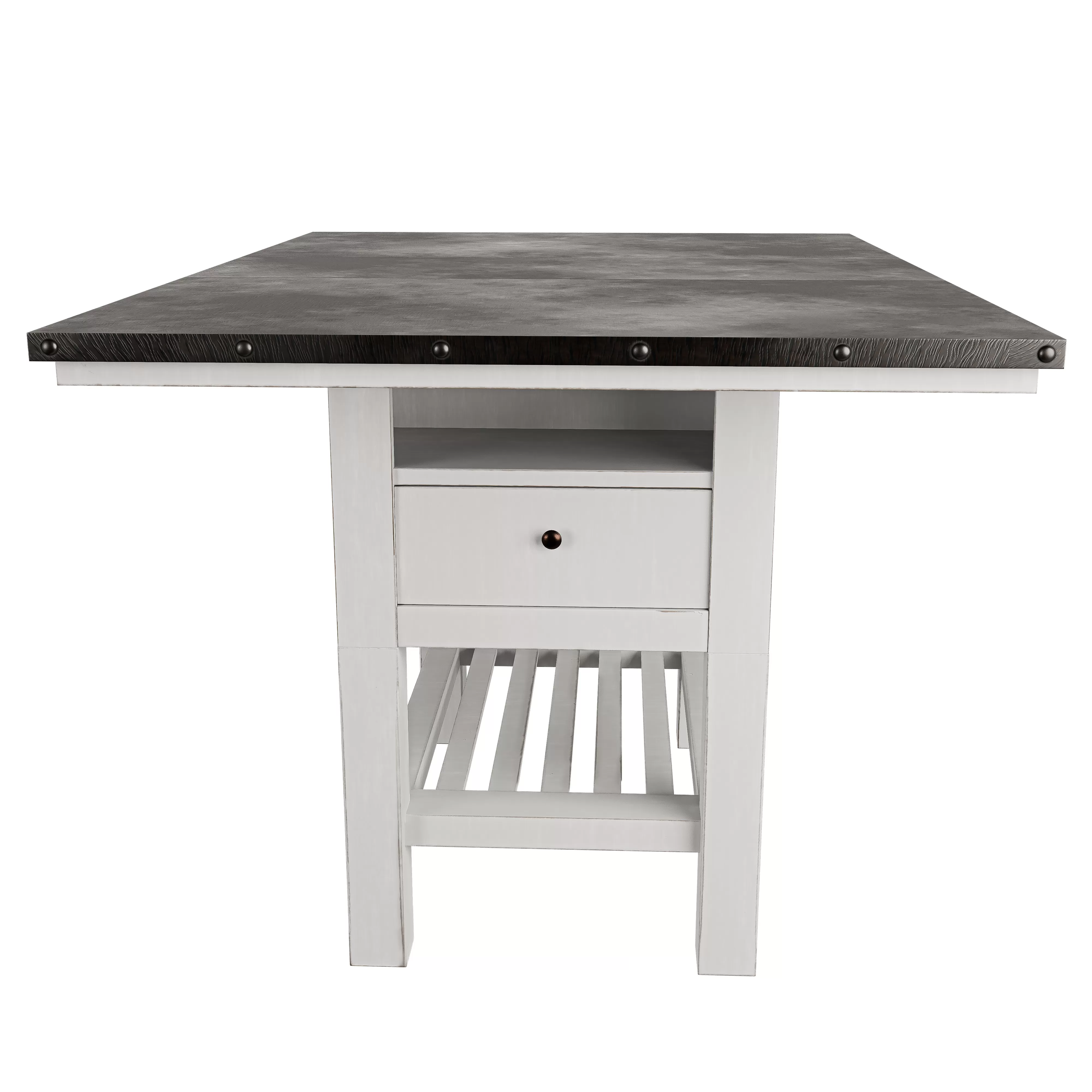 VAULT WHITE &amp; GREY 7 PIECE STORAGE | PUB SET